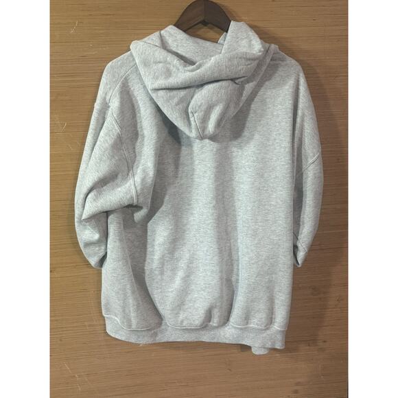 "CASSETTE" hoodie in heather grey - Picture 3 of 6